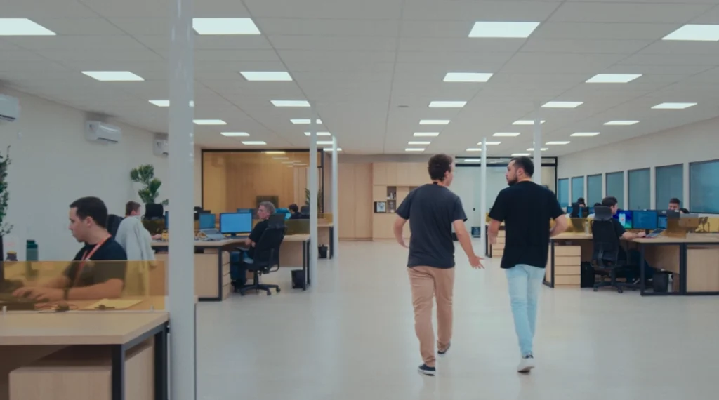 Equipe de engenharia e tecnologia da Tholz Industrial representando inovação, desenvolvimento e evolução constante em soluções industriais.