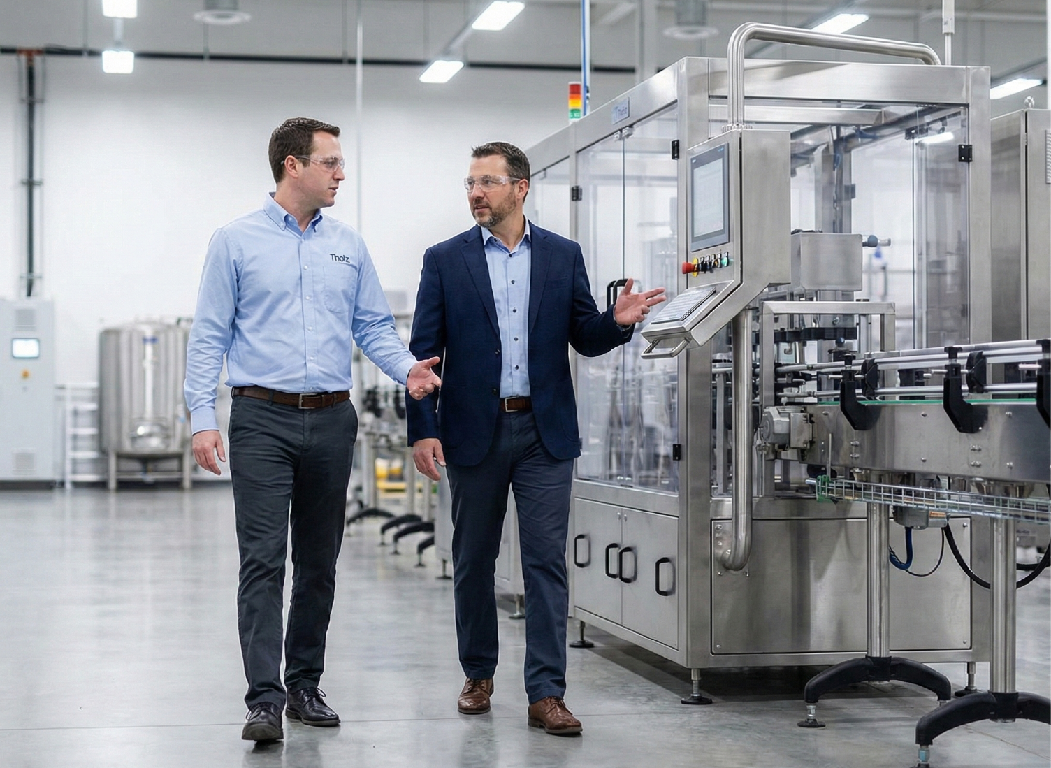 Atendimento para empresas da Tholz Industrial, com equipe especializada em soluções industriais e suporte comercial B2B.